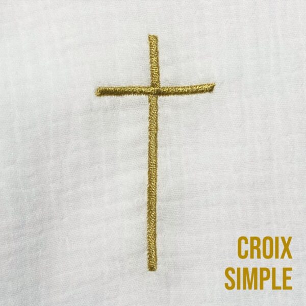 Broderie motif Croix